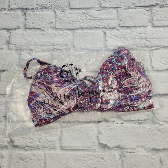 NWT Nanette Lepore Lauren Longline Fixt Bikini size 10 - Picture 5 of 15